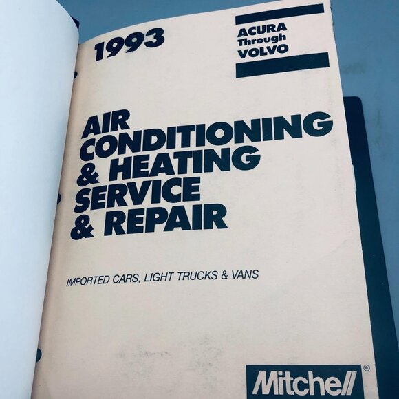 Mitchel Imported light car trucks vans 1993-1994 air-conditioning manual READ - Picture 5 of 7